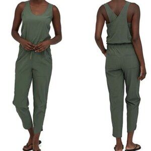 Patagonia Women's Fleetwith Jumpsuit Olive Green size small